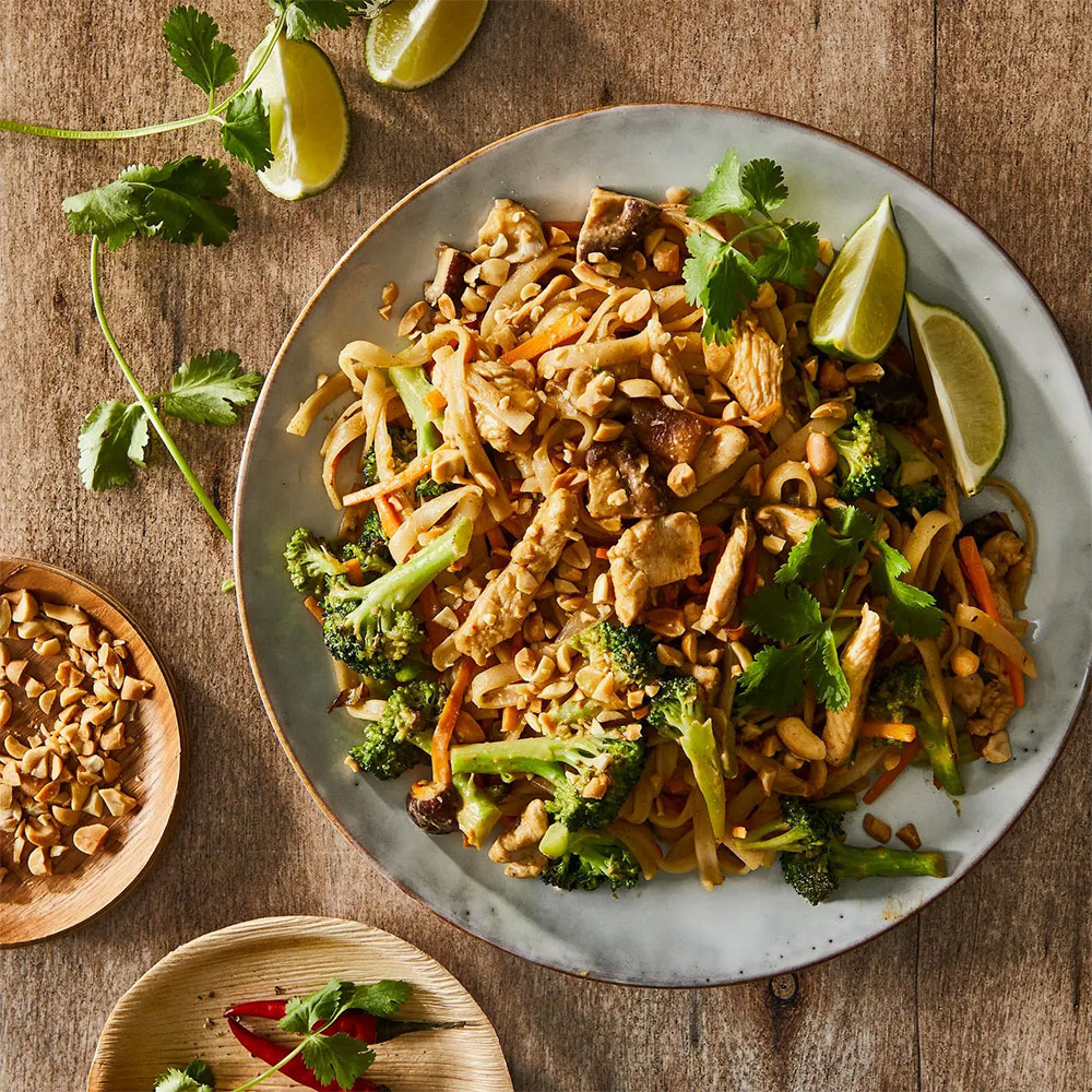 Phad thai z kurczakiem