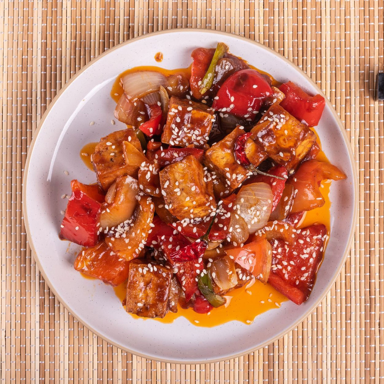 Tofu na ostro